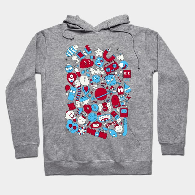 Doodles Explosion Hoodie by Shroomaster